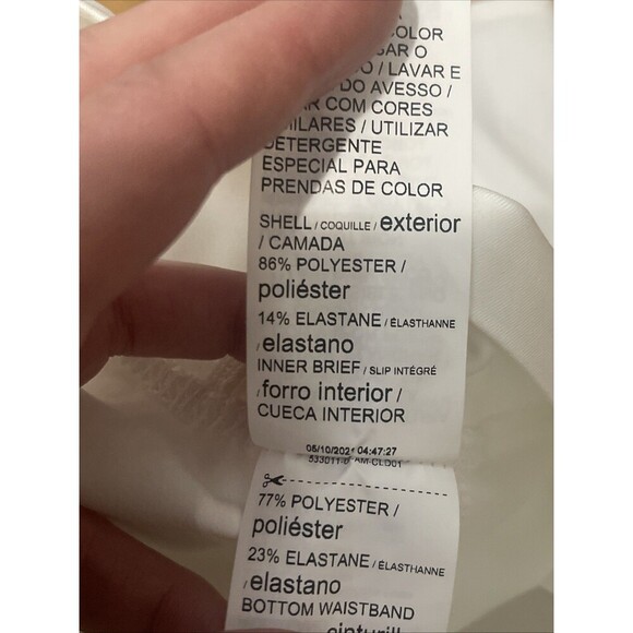 PUMA PWRSHAPE Solid Skirt Small Long White NEW Skort Performance Athletic Golf - Picture 9 of 13